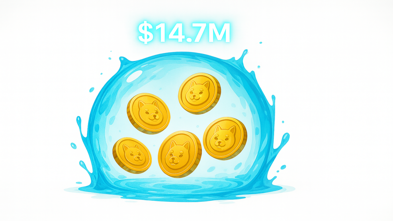 Blue water forming protective shield around tokens